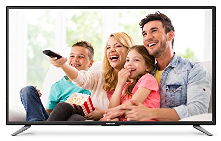 Sharp LC-49CFE5001K 49-Inch Widescreen 1080p Full HD LED TV with Freeview HD - Black