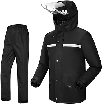 iCreek Rain Suit Jacket & Trouser Suit Raincoat for Men & Women Outdoor All-Sport Waterproof Breathable Anti-storm