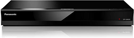 Panasonic 4K Ultra HD Blu-ray Player with HDR10, HDR10  and Hybrid Log-Gamma (HLG) Playback, Hi-Res Sound, 4K VOD Streaming and Voice Assist – Black (DP-UB420)