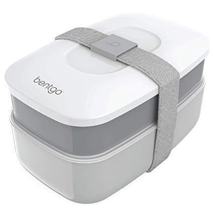 Bentgo All-in-One Stackable Lunch/Bento Box, Grey