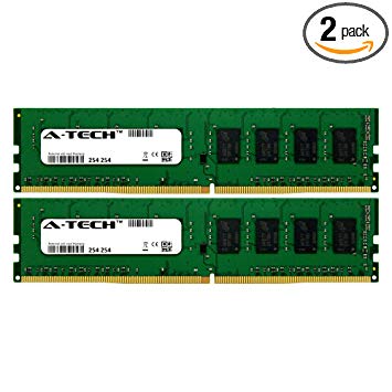 A-Tech 8GB Kit (2 x 4GB) 2400Mhz PC4-19200 288-Pin Dimm DDR4 1.2v Non ECC 1rx16 Desktop Computer Memory Ram Modules (AT4G2D4D2400NS16N12V)