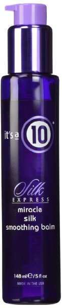 It's A 10 Silk Express Miracle Silk Smoothing Balm for Unisex, 5 Ounce