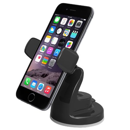 iOttie Easy View 2 Car Mount Holder for iPhone 6s Plus/6s/6, Galaxy S7/S7 Edge, S6/S6 Edge, Galaxy Note 5 -Retail Packaging -Black