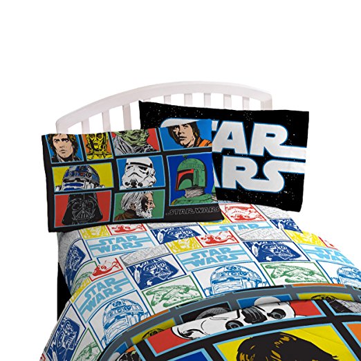 Star Wars Classic Grid 2 Pillowcase 4 Piece