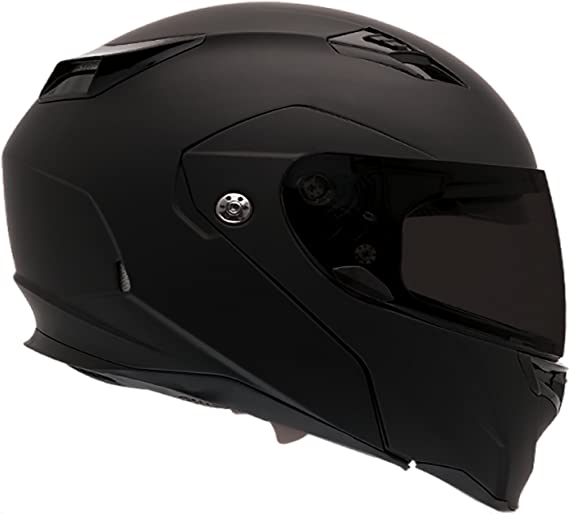 Bell Revolver Evo Modular Motorcycle Helmet (Solid Matte Black, Large)