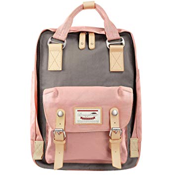 Laptop Backpack College Backpack School Bag Travel Backpack for Women, High School/College Student, Fits 13-15 inch Laptop (Pink)