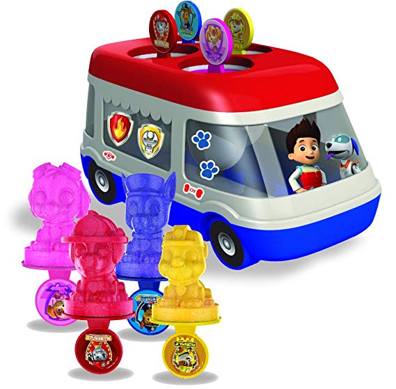 AMAV Paw Patrol Ice-Pops Truck Machine Kit for Kids - DIY Toy Make Your Own Paw Patrol Ice-Pops with Your Favorite Characters!