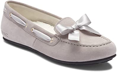 Vionic Women's Haven Alice Slipper - Ladies Moccasin with Concealed Orthotic Arch Support