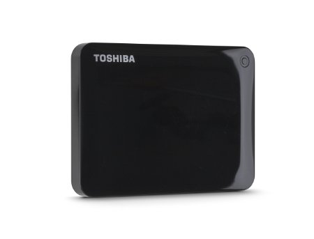Toshiba Canvio Connect II 500GB Portable Hard Drive, Black (HDTC805XK3A1)