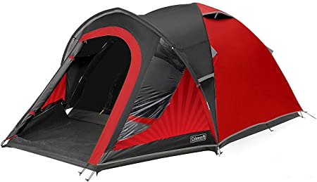 Coleman Tent The Blackout, Festival Camping Tent with Blackout Bedroom Technology, Festival Essential, Dome Tent, 100% Waterproof with Sewn in groundsheet