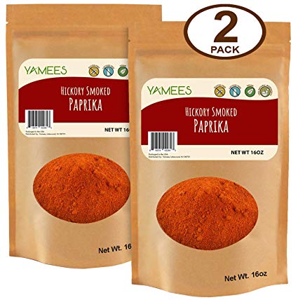 Yamees Smoked Paprika -Paprika Powder - Paprika Bulk - Smoked Paprika Powder - Smoke Paprika - Bulk Spices - 2 Pack of 16 Ounce Each