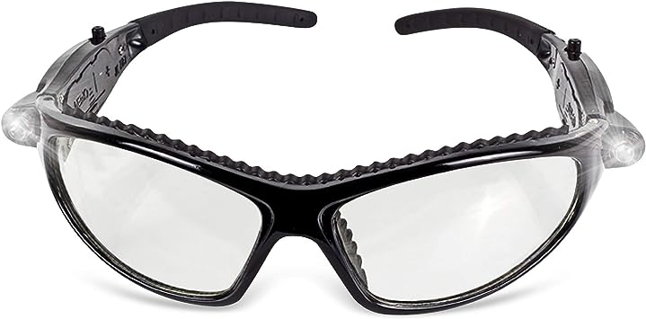 Tradespro Safety Protective Glasses Goggles with LED Lights - 837961M