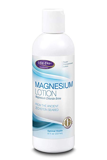 Life-Flo Magnesium Lotion | Magnesium Chloride Sourced from Zechstein Seabed | For Muscle Massage and Relaxation | 8oz