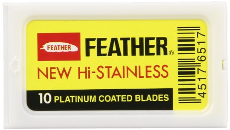 Feather Double Edge Blades, 10 Count