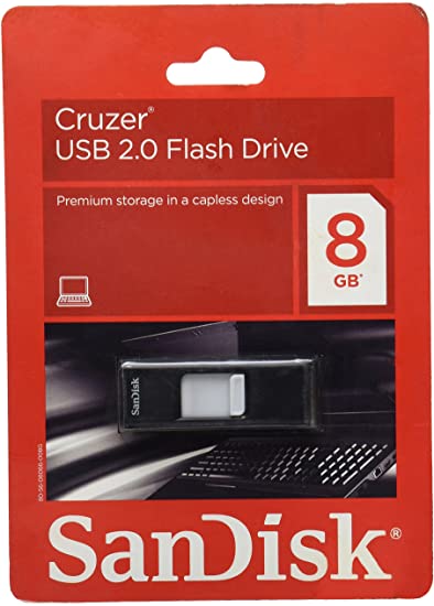 SanDisk Cruzer 8 GB USB 2.0 Flash Drive (SDCZ36-008G-A11)