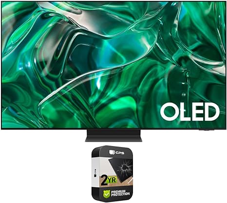 SAMSUNG QN77S95CAFXZA S95C 77 inch HDR Quantum Dot OLED Smart TV 2023 (Renewed) 2 Year Warranty