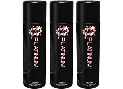 Wet Platinum Premium Lubricant 3.1 oz - Pack of 3