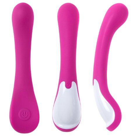 Vibrator - Rechargeable and Waterproof - 7 Stimulation Modes - Made of Medical Grade Silicone - Lifetime Guarantee - Quiet yet Powerful - Best for Men Women or Couples - Discreet Packaging - Pink