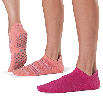 Tavi Noir Savvy Grip Socks for Barre, Yoga and Pilates 2 Pack