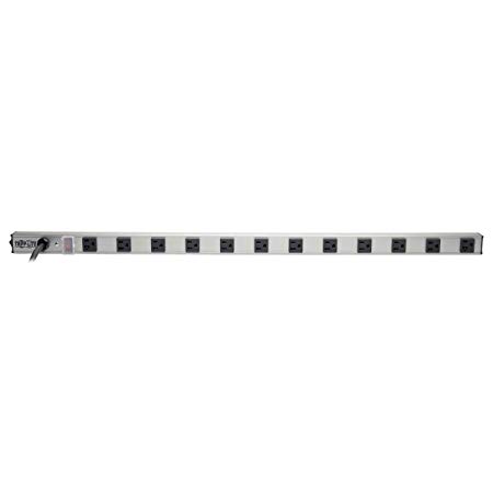 Tripp Lite 12 Outlet Bench & Cabinet Power Strip, 36 in. Length, 20A, 15ft Cord with 5-20P Plug (PS361220)