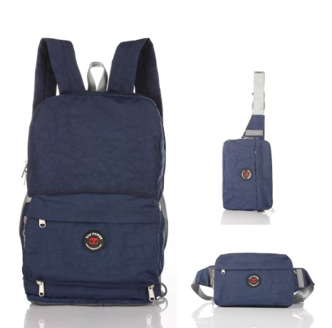 Top Power 8016 Ultralight and Ultra-versatile Packable Durable Travel BackpackWaistpackShoulder bag -- 100 Satisfaction Guarantee-Lifetime Warranty