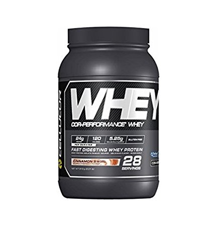 Cellucor COR-Performance Whey Isolate Protein Powder, Post Workout Recovery Drink, Gluten Free Low Carb Low Fat, BCAA, Cinnamon Swirl, 28 Servings