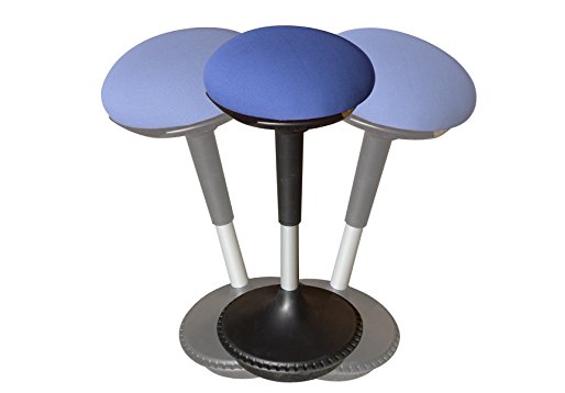 Uncaged Ergonomics Wobble Stool Adjustable Chair, Blue