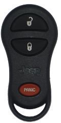 1999 99 Jeep Cherokee Keyless Entry Remote - 3 Button