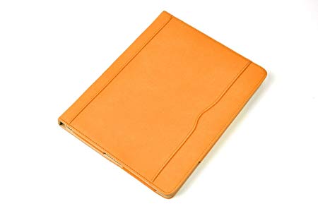 Nexus 10 Case - The Original Orange & Tan Leather Smart Cover for Google Nexus 10