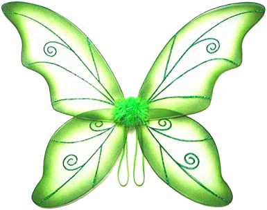 Large Green Wild Fairy Wings (34 in)