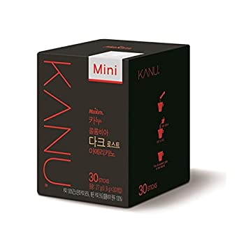 MAXIM KANU Mini Colombia Dark Roast Americano Coffee 0.9g(0.03oz) × 30 Sticks