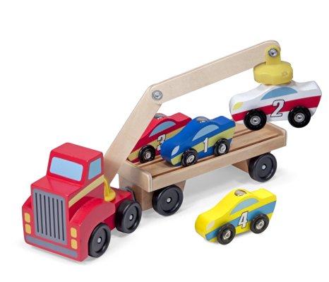 Melissa & Doug Magnetic Car Loader