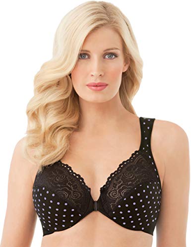 Glamorise Women's Full Figure Underwire Front Close Bra #1245