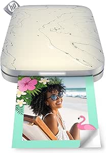 HP Sprocket Select Portable 2.3x3.4" Instant Photo Printer (Eclipse) Print Pictures on Zink Sticky-Backed Paper from your iOS & Android Device.