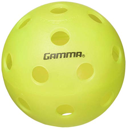 Gamma Sports Photon Indoor Pickleballs, High-Vis Optic Green USAPA Approved Pickleball Balls (3 Pack, 6 Pack, 60 Pack)