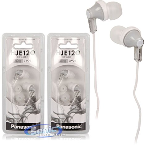 Panasonic RP-HJE120 Silver 2-Pack