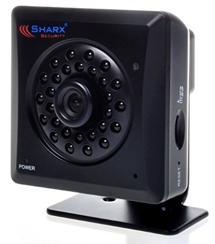 Sharx Security SCNC2900P High Definition 1080P Wired/PoE IP video monitoring network camera with MicroSD DVR and True Day/Night Vision