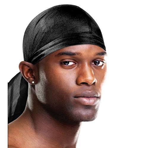 MayaBeauty Satin Du-Rag, Comfortable, ultra stretch, stretchable, fits all, one size, long tail, soft material