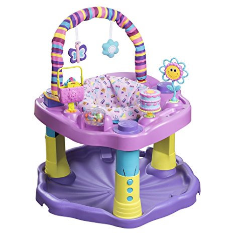 Evenflo Exersaucer Bounce and Learn Sweet Tea, Party