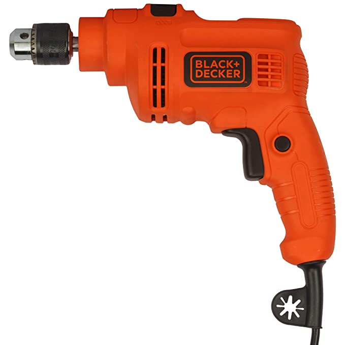 BLACK DECKER KR5010 500W 10mm Single Speed Hammer Drill/Driver