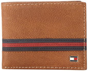 Tommy Hilfiger Men's Yale Passcase Billfold Wallet with Removable Card Holder