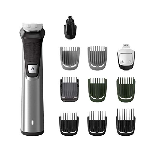 Philips Series 7000 11-in-1 Ultimate Multi Grooming Kit for Beard, Hair and Body with Nose Trimmer Attachment - MG7735/03