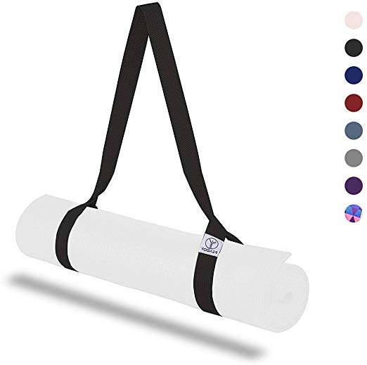 Yoga Mat Strap Carrier, Yoga Mat Holder Strap for Stretching, Adjustable Sling Straps for Carrying, Durable Polyester Cotton Straps Set Mats