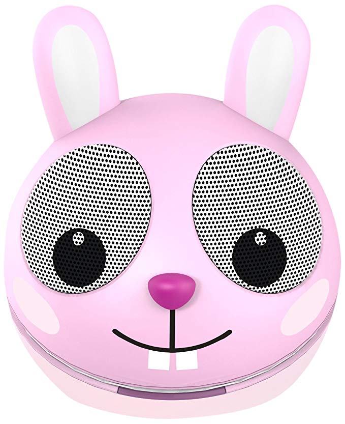 Zoo-Tunes Portable Mini Character Speakers for MP3 Players, Tablets, Laptops etc. (Rabbit)