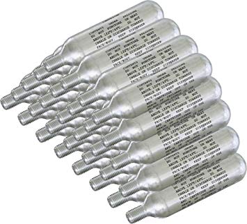 CyclingDeal 30 x 16g Threaded CO2 Cartridges Refills for Bike Bicycle Pump CO2 Inflator Heads - Great Refill for Mountain Or Road Bikes Tires