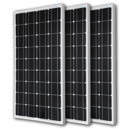 3pcs RENOGY® 100 Watt 100w Monocrystalline Photovoltaic PV Solar Panel Module 12V Battery Charging