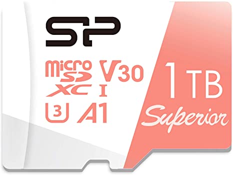Silicon Power 1TB Micro SD Card U3 Nintendo-Switch Compatible, SDXC microsdxc Class 10 High Speed MicroSD Memory Card with Adapter (SP001TBSTXDV3V20SP)