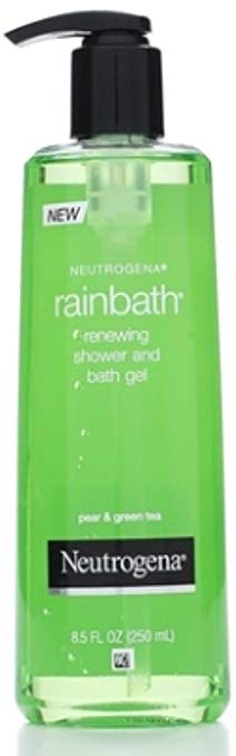 Neutrogena Rainbath Renewing Shower And Bath Gel, Moisturizing Body Wash and Shaving Gel with Clean Rinsing Lather, Pear & Green Tea Scent, 8.5 fl. oz