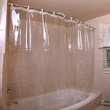 Mildew-Resistant Antibacterial Heavy-Duty Shower Curtain Liner -72quot x 72quot