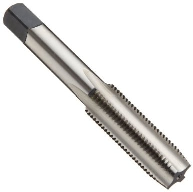 Union Butterfield 1700(M) High-Speed Steel Hand Tap, Uncoated (Bright) Finish, Round Shank With Square End, Bottoming Chamfer, M5-0.80 Thread Size